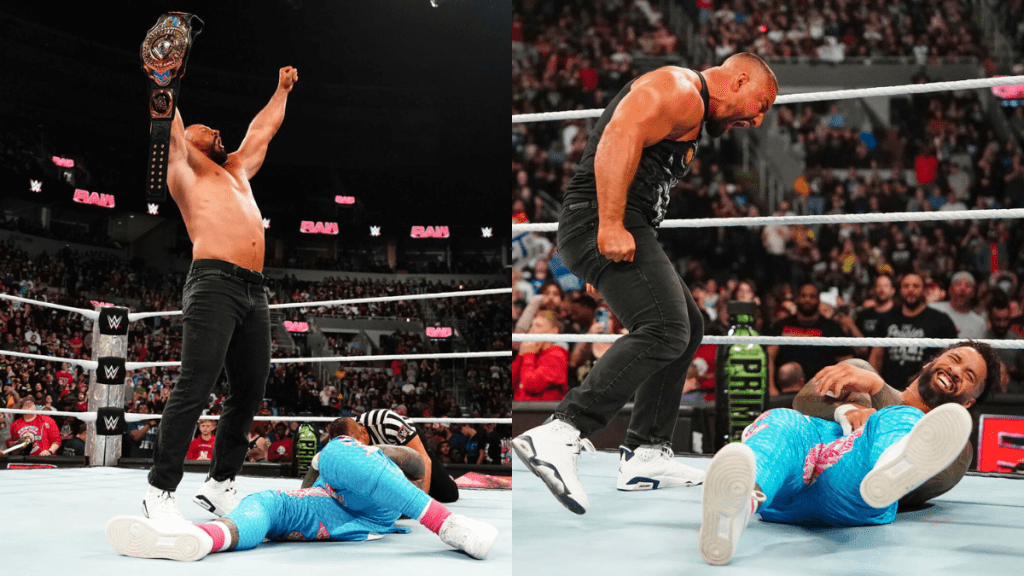 Bron Breakker attacked Jey Uso on WWE RAW