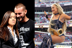 WWE's CM Punk and Liv Morgan and former star AJ Lee