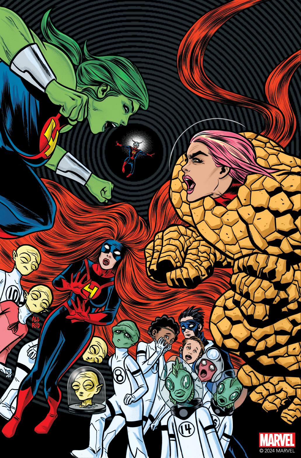 Spider-Man, Thor, & More Shine in Exclusive The Marvel Art of Michael Allred Images