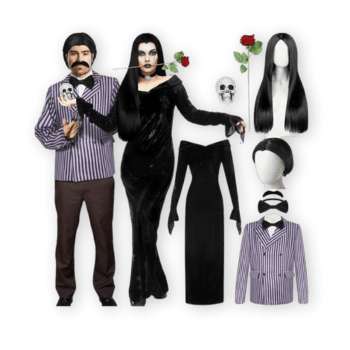 ddams Family Morticia and Gomez Halloween Costume