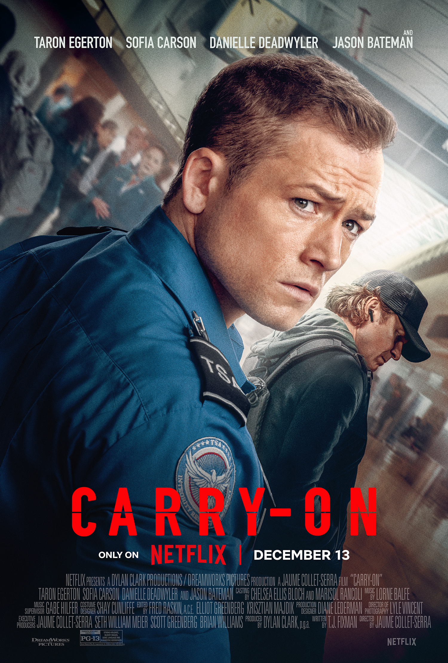 Carry-On Trailer: Taron Egerton Stars in Netflix Action Thriller