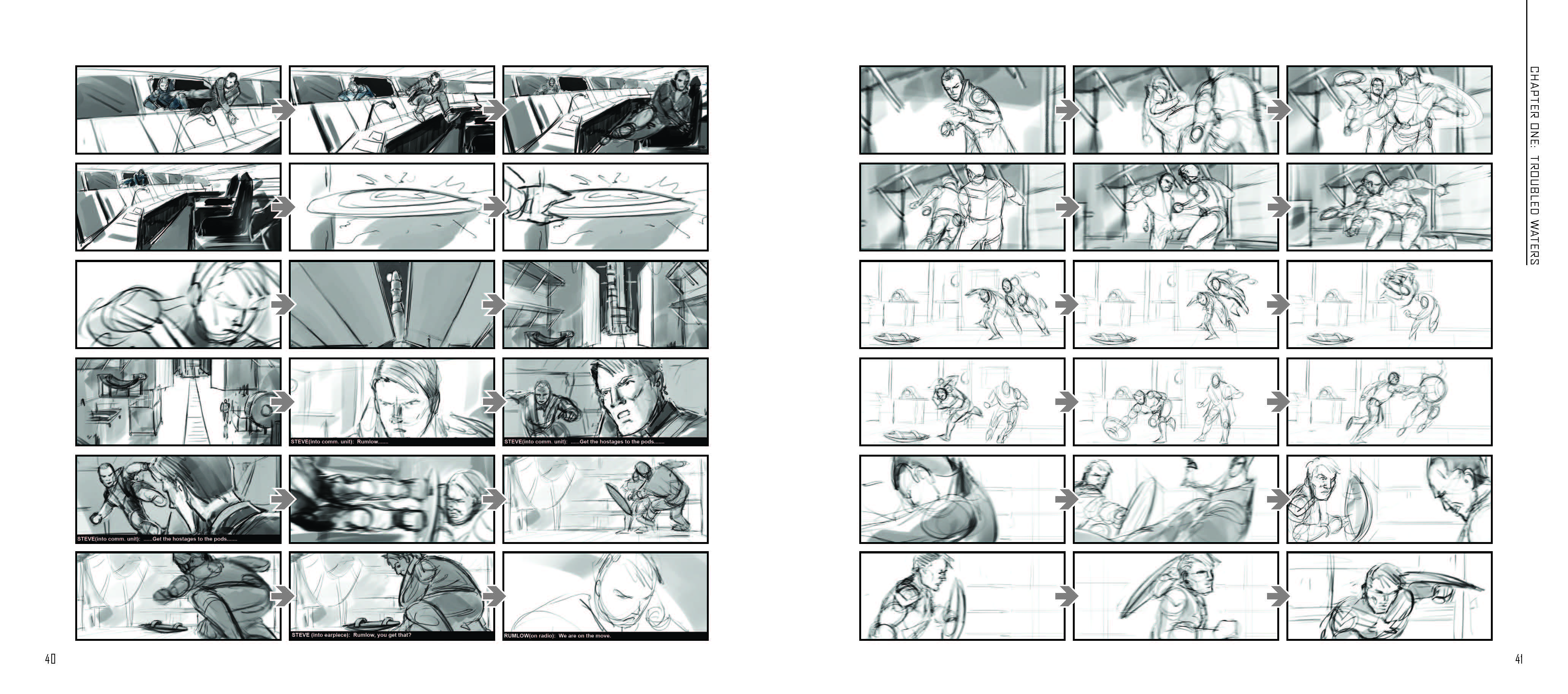 Exclusive Captain America: The Winter Soldier Art Book Preview Showcases MCU Storyboards, Quinjet