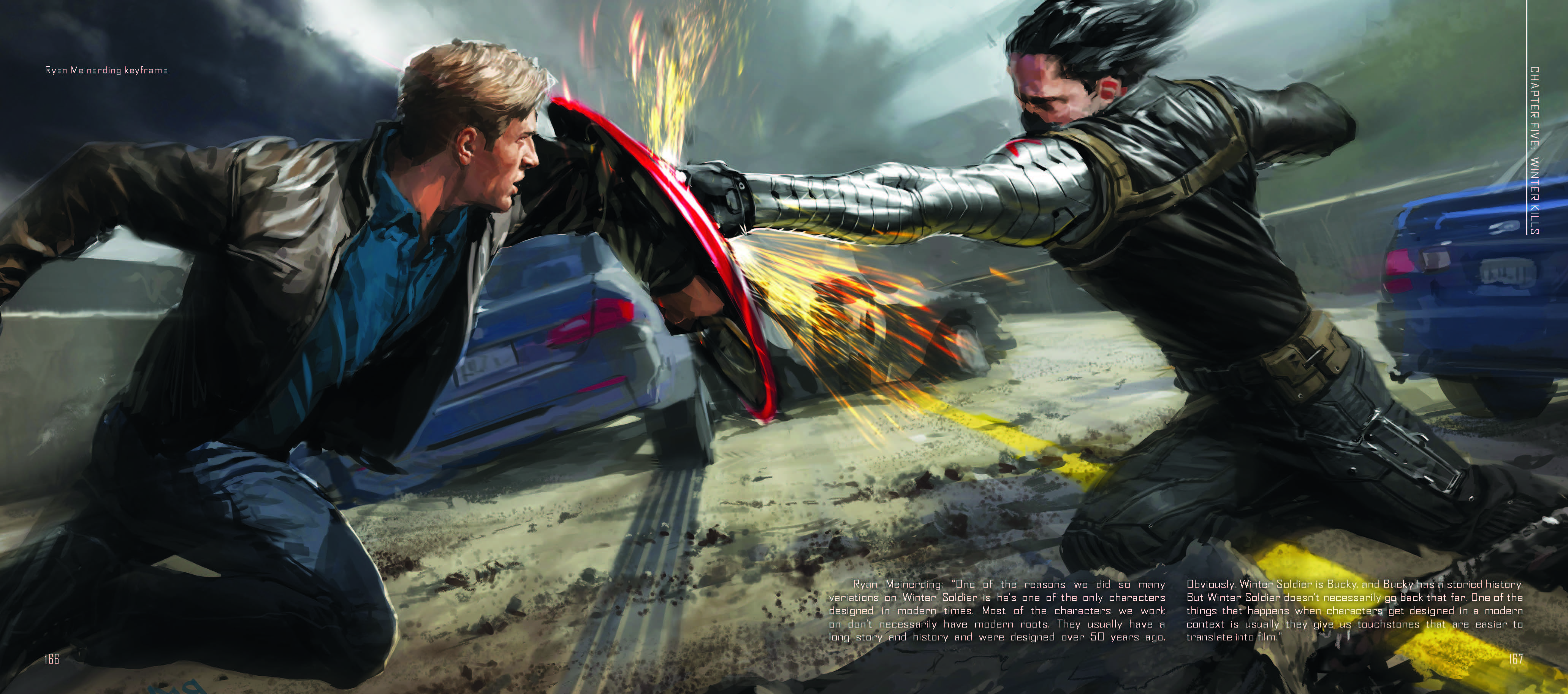 Exclusive Captain America: The Winter Soldier Art Book Preview Showcases MCU Storyboards, Quinjet