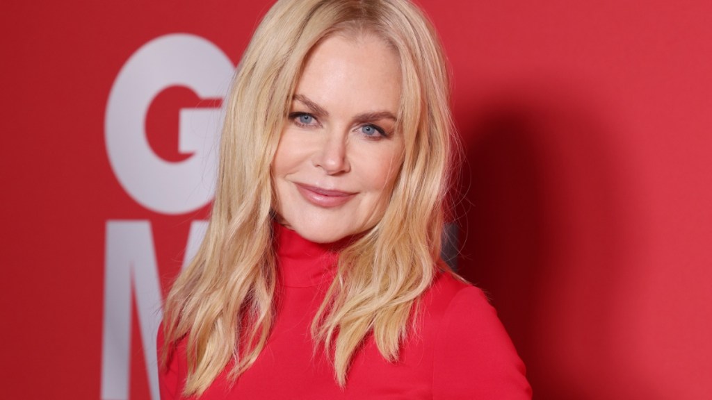 Nicole Kidman Sizzles in Red Figure-Hugging Gown With Quirky Lace Detail