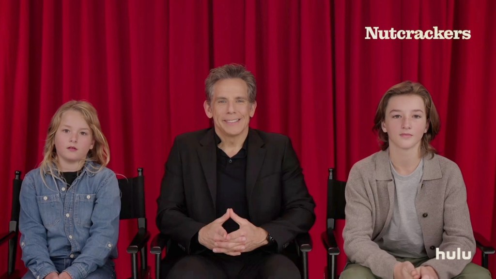 Nutcrackers Interview: Ben Stiller, Homer & Arlo Janson Talk Hulu Holiday Movie