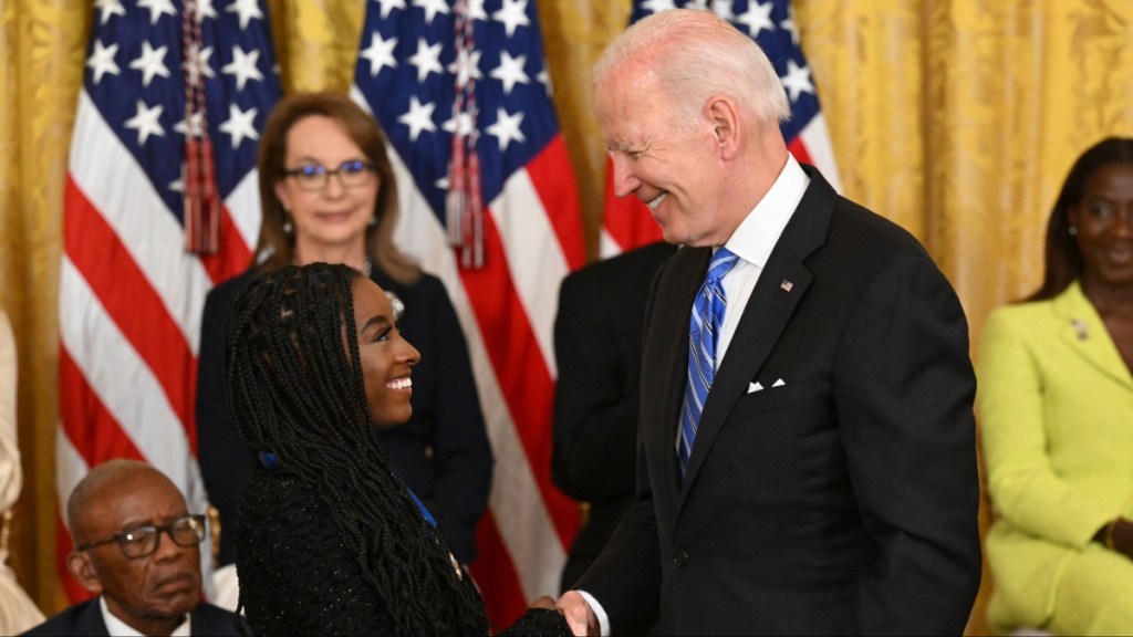 Simone Biles Joe Biden Kamala Harris