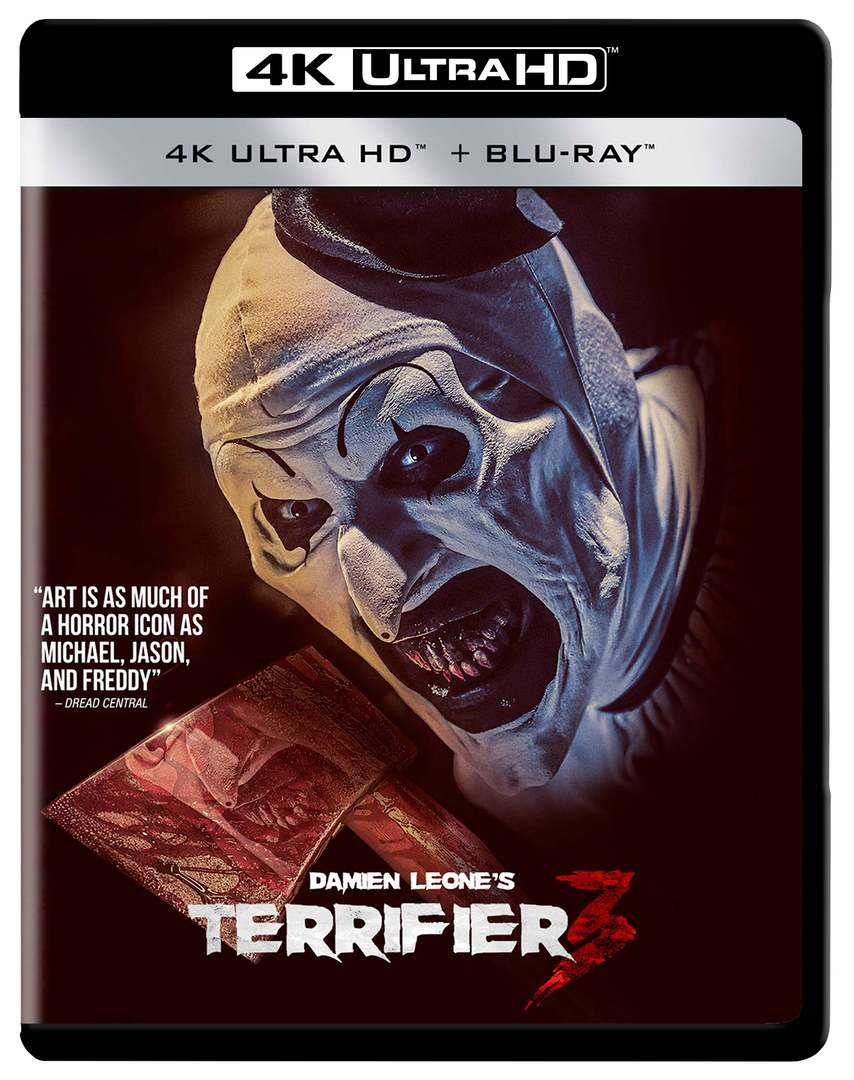 Установлены даты выхода Terrifier 3 в формате 4K, Blu-ray и VOD