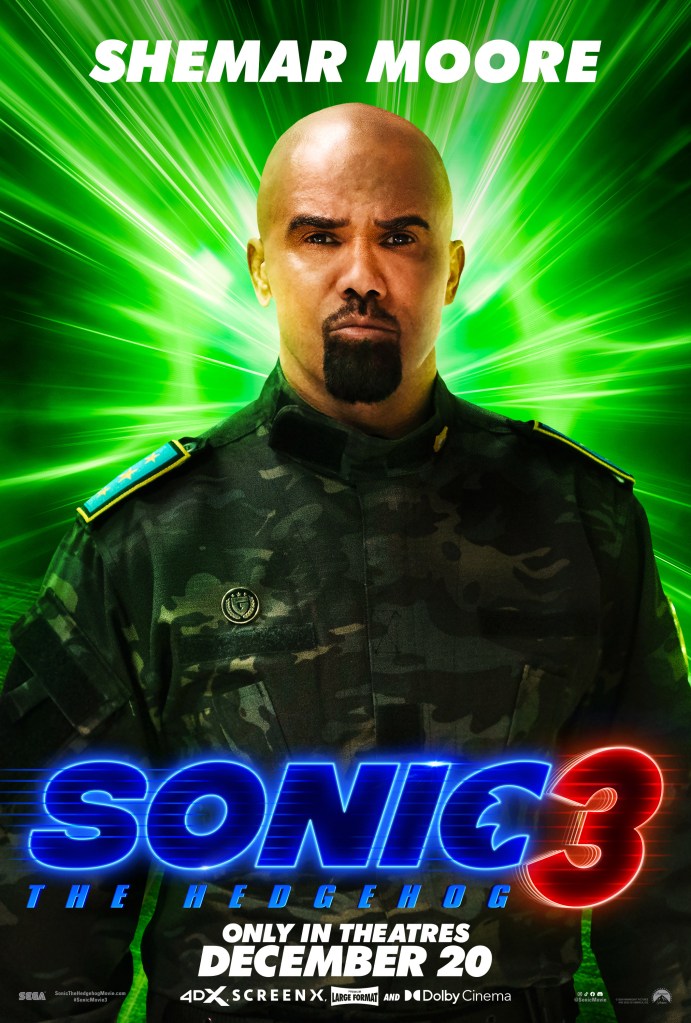 Sonic the Hedgehog 3 Character Posters Highlight Star-Studded Cast