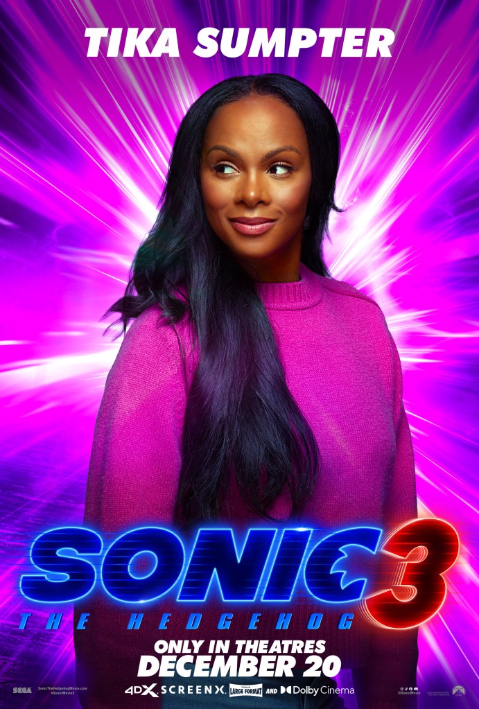 Sonic the Hedgehog 3 Character Posters Highlight Star-Studded Cast