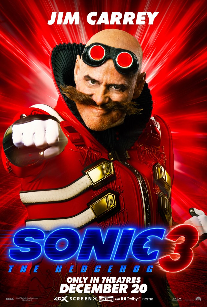 Sonic the Hedgehog 3 Character Posters Highlight Star-Studded Cast