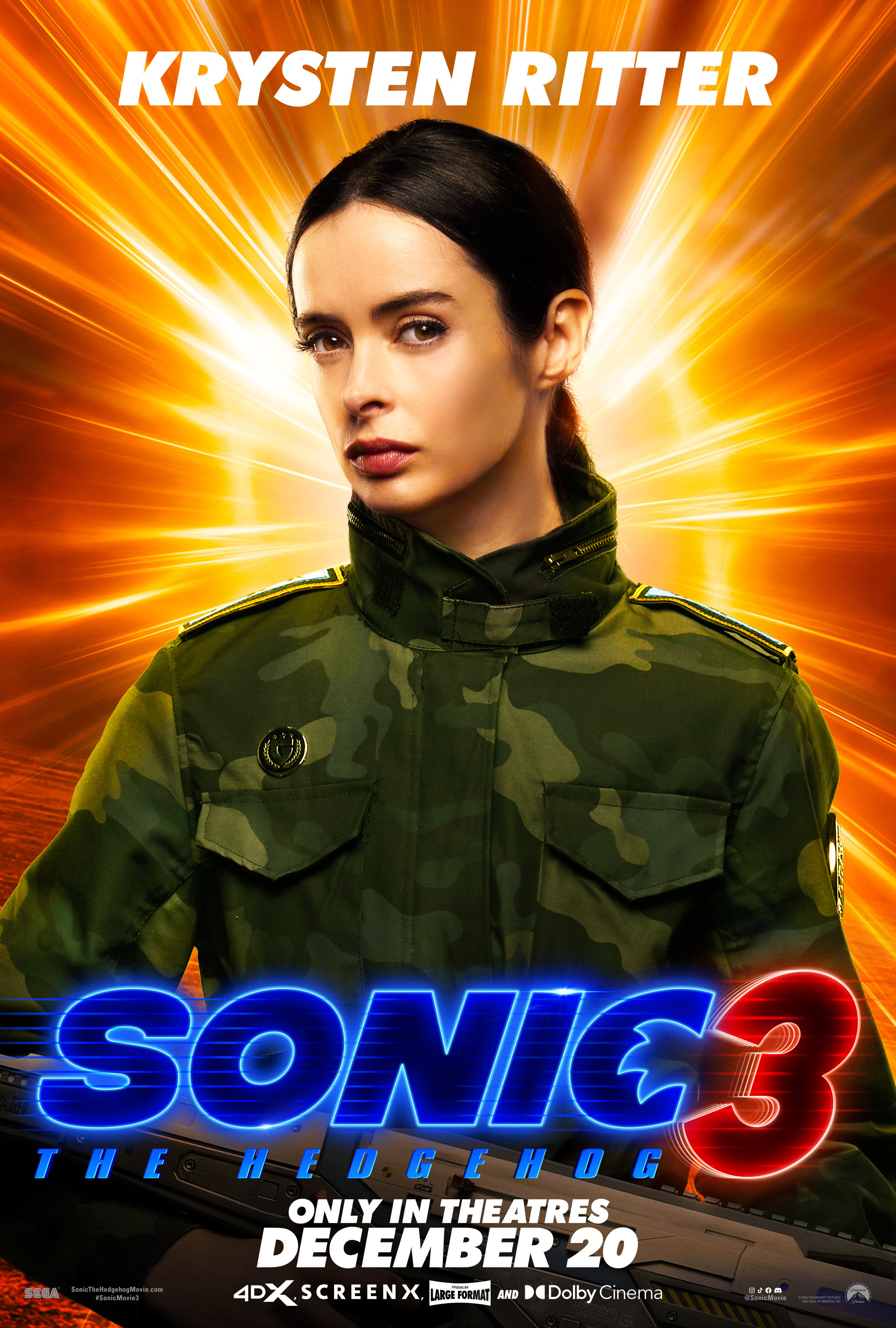 Sonic the Hedgehog 3 Character Posters Highlight Star-Studded Cast