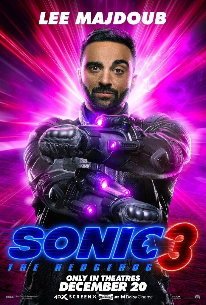 Sonic the Hedgehog 3 Character Posters Highlight Star-Studded Cast