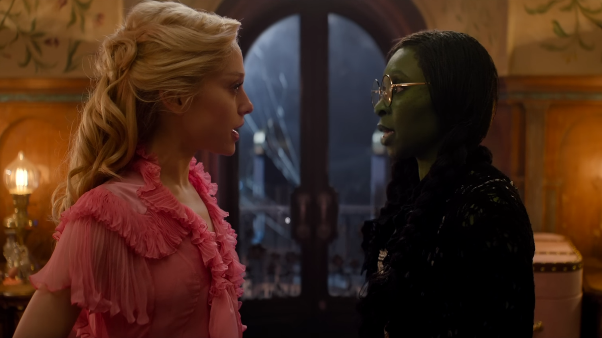 Посмотрите фильм Wicked Movie «What Is This Feeling?» в исполнении Арианы Гранде и Синтии Эриво