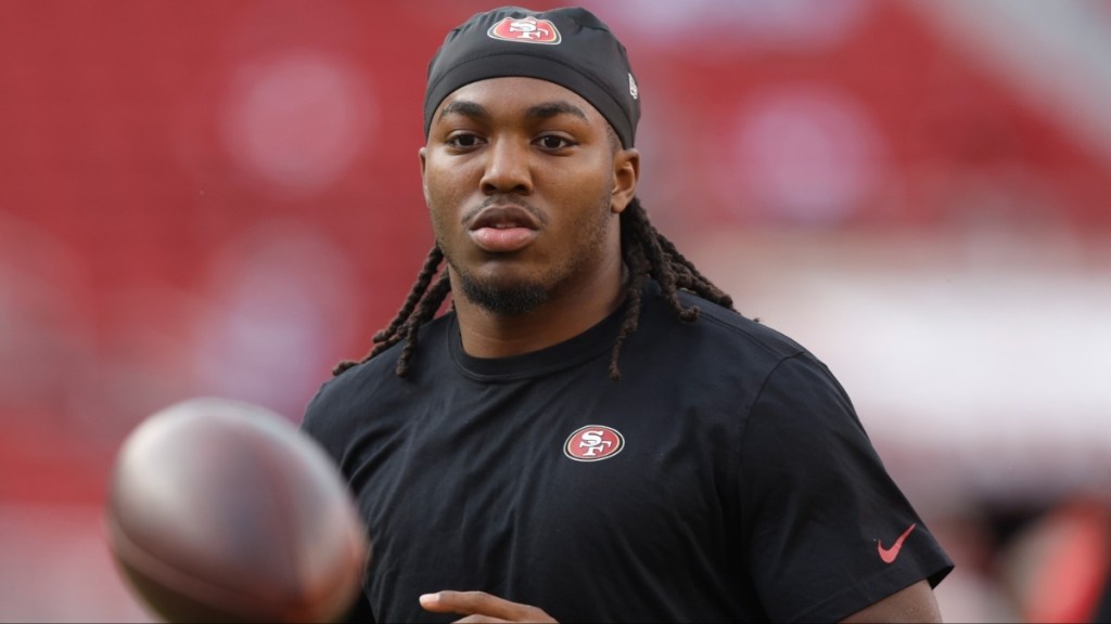 49ers’ Jordan Mason Suffers Ankle Injury vs. Buffalo