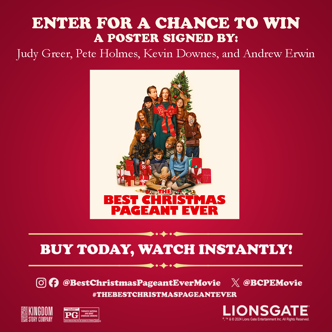 The Best Christmas Pageant Ever Giveaway: 3 Signed Posters