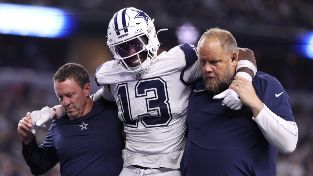 Cowboys LB DeMarvion Overshown Suffers Knee Injury During Bengals Game