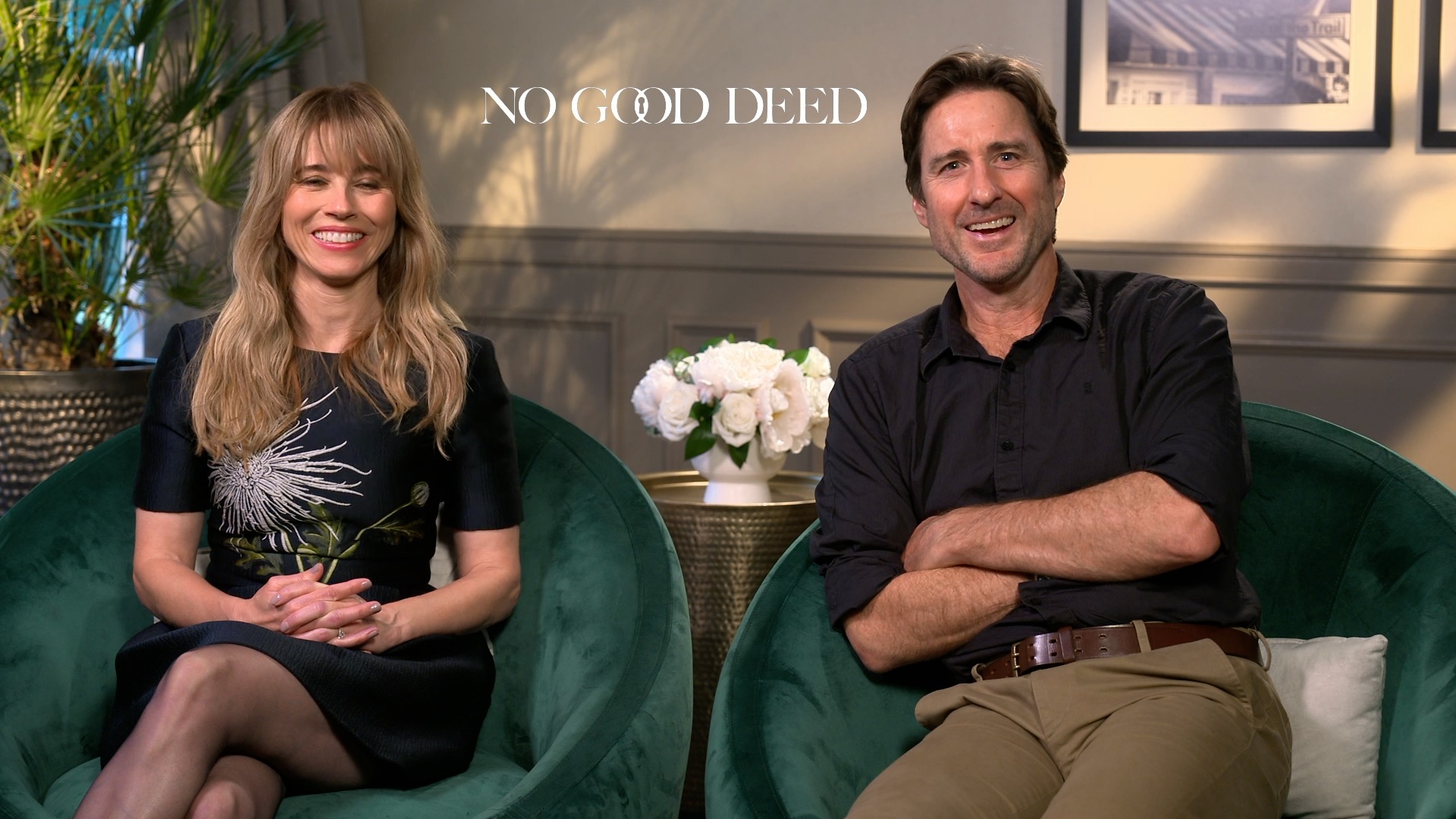 No Good Deed Interview Linda Cardellini & Luke Wilson Talk Margo & JD