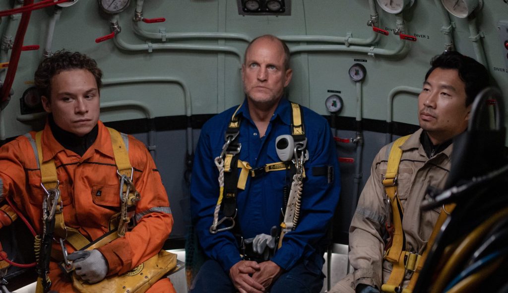 Last Breath Poster Previews Woody Harrelson & Simu Liu's Deep-Sea Diving Movie