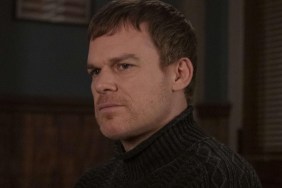 Michael C. Hall stares in Dexter: New Blood.