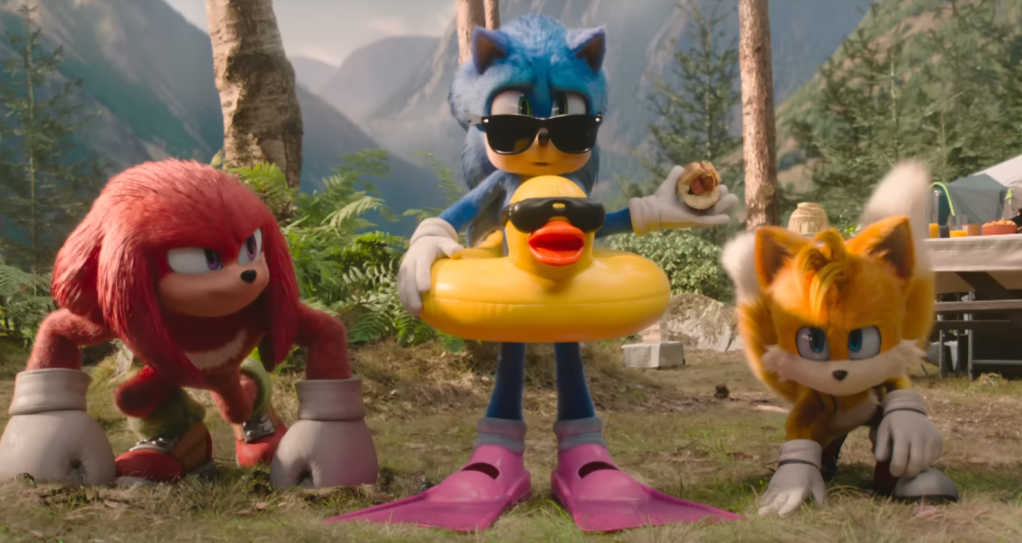 Sonic the Hedgehog 3 Clip Previews Team Sonic's Competitive Family Race