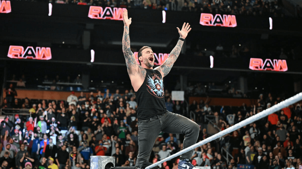 WWE Superstar CM Punk on RAW.