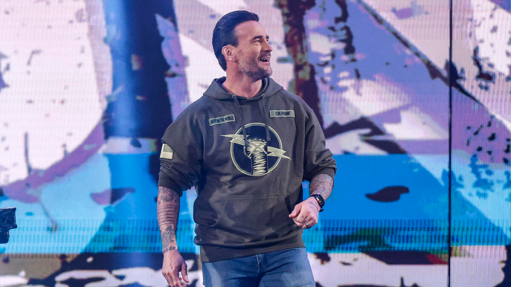 CM Punk on WWE RAW.