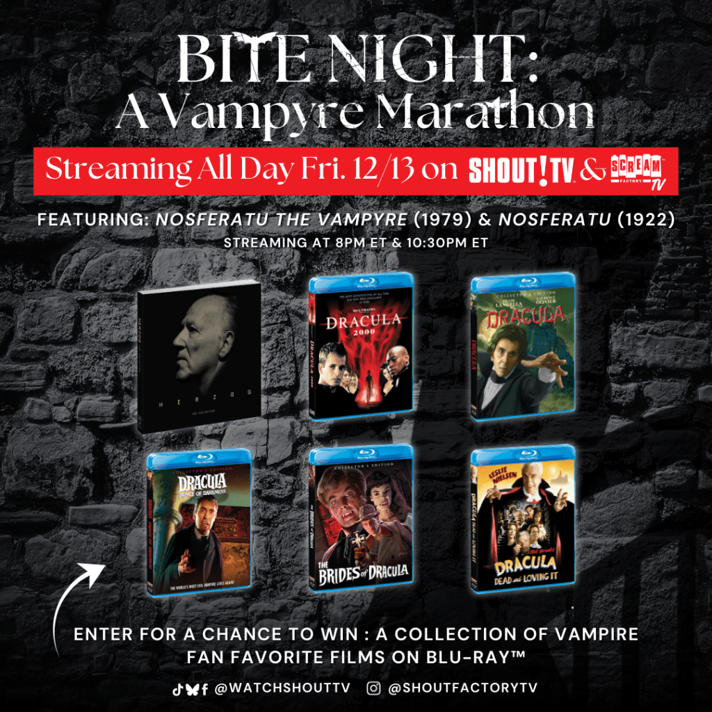 Dracula Movie  Blu-rays Giveaway