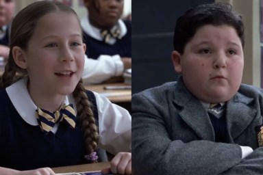 Caitlin Hale and Angelo Massagli in School of Rock