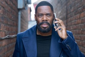 Colman Domingo holds a phone up to his ear in The Madness.