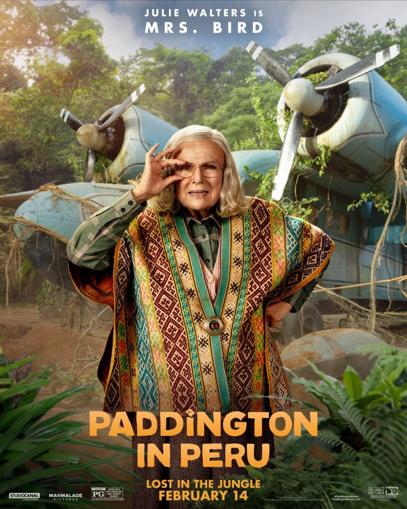 Paddington in Peru Posters Put a Spotlight on Olivia Colman & Antonio Banderas’ Characters