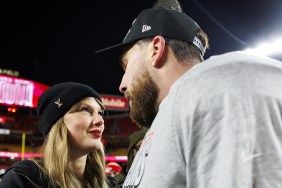 Travis Kelce Kisses Taylor Swift After Chiefs Win Over Buffalo