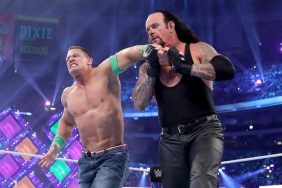 WWE Hall of Famer The Undertaker and John Cena.