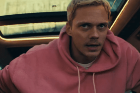 Bill Skarsgard is Trapped in Anthony Hopkins' Car in Locked Trailer