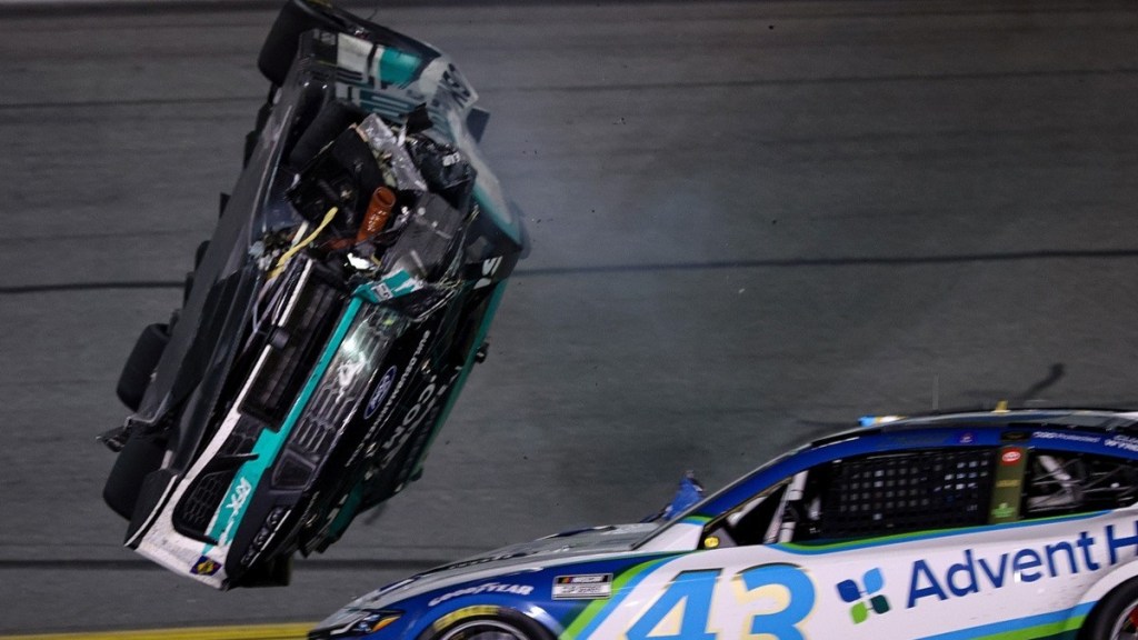 2025 Daytona 500: Ryan Preece's Car Flips Over With Five Laps to Go