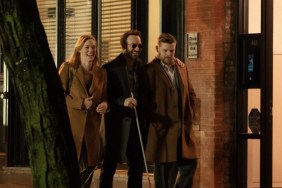 Karen, Matt, and Foggy walk down the street in Daredevil: Born Again.