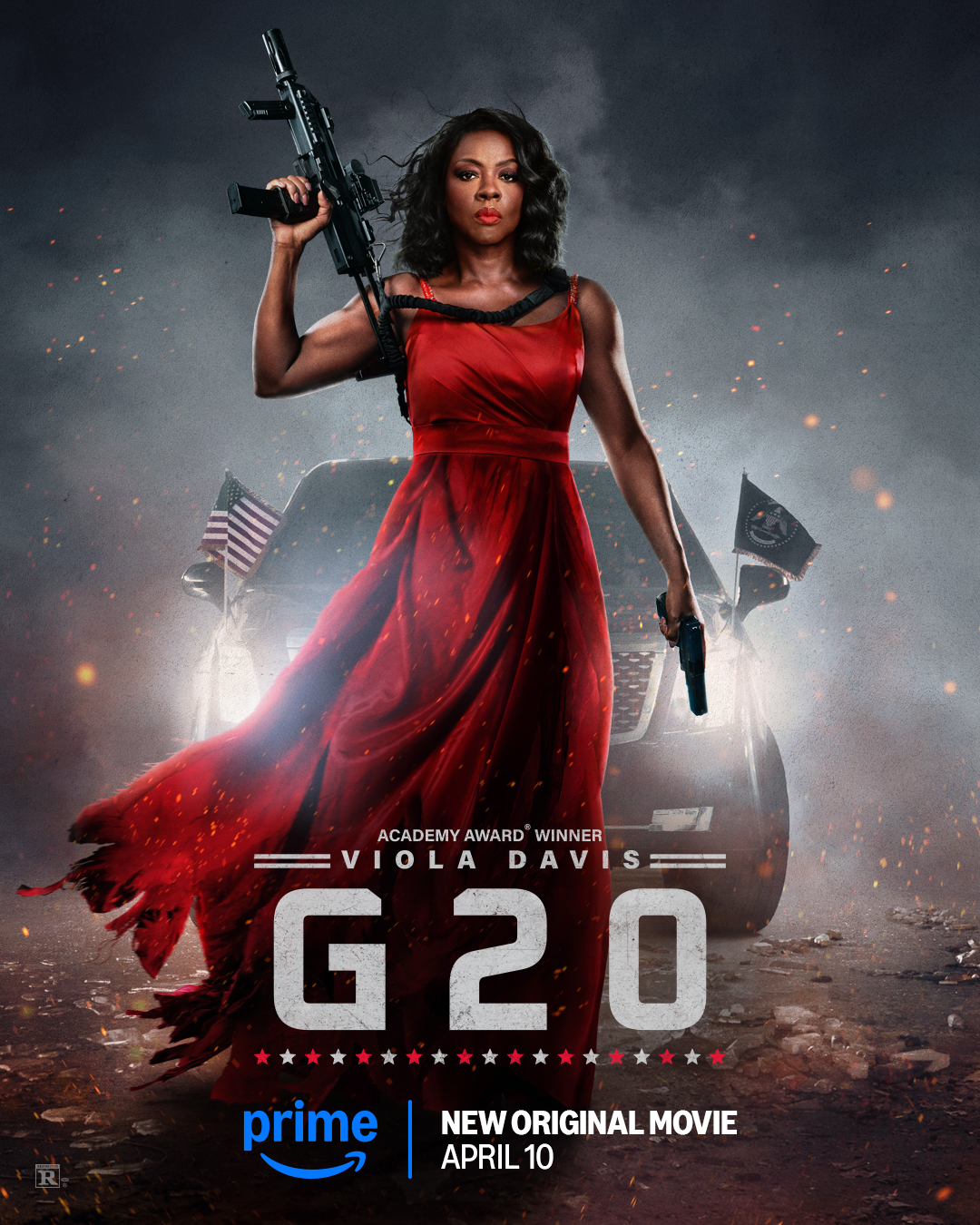 Viola Davis Fights Terrorists While Playing the President in G20 Trailer