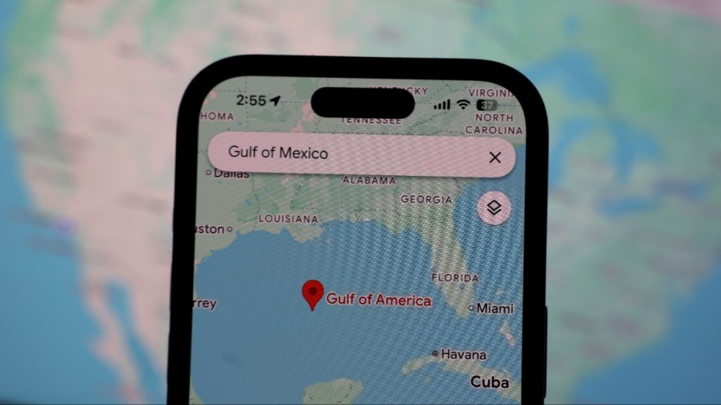 Gulf of America Mexico Google Maps