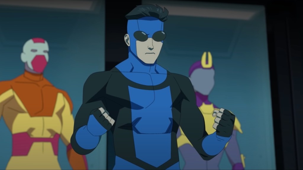 Invincible Season 3 new black blue suit