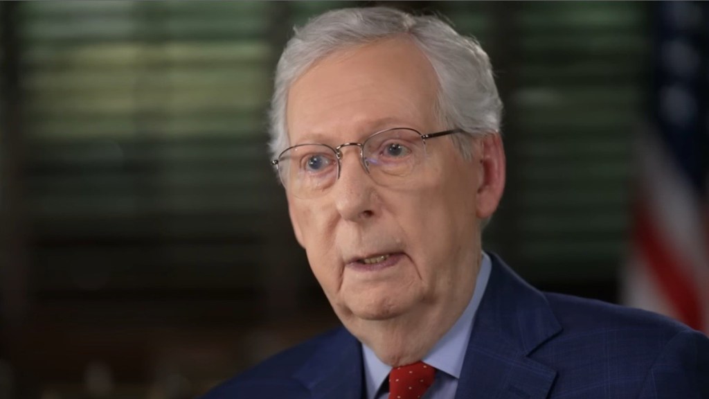 Mitch McConnell Uses Wheelchair After Falling Twice on Capitol Hill