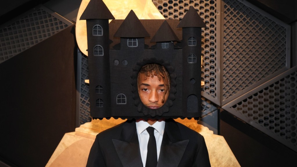 Why Was Jaden Smith Wearing a 'Castle Hat' at the 2025 Grammys?