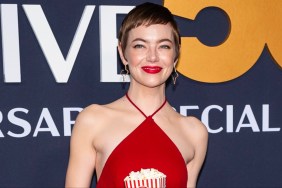 Emma Stone Goes Viral for Her Popcorn Dress at SNL's 50th Anniversary