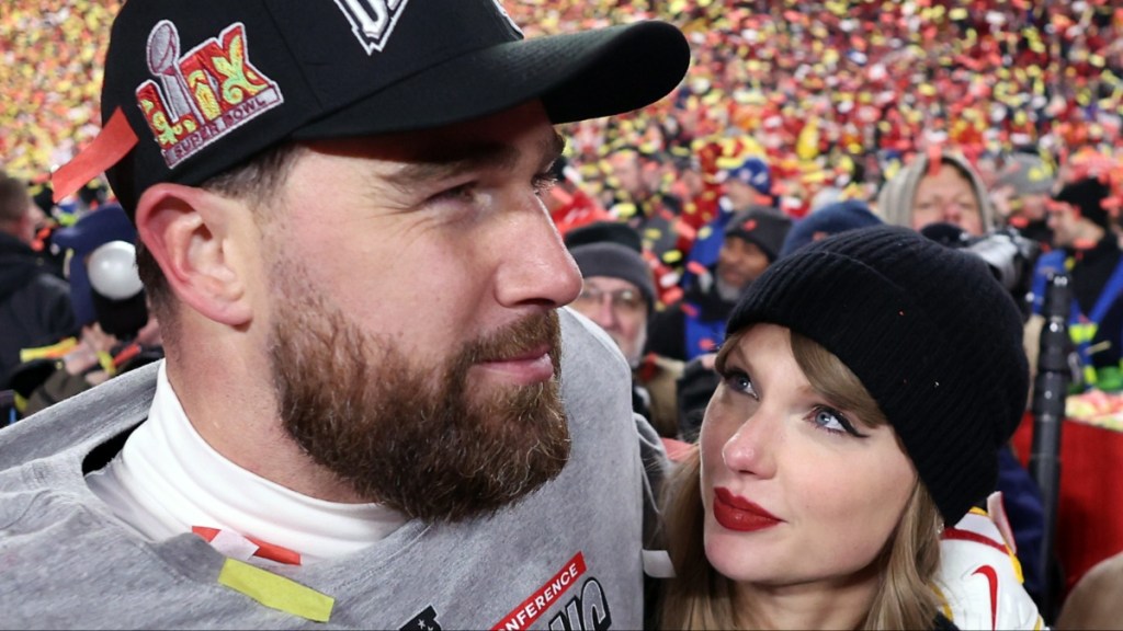 did Taylor Swift get engaged Travis Kelce Super Bowl 2025