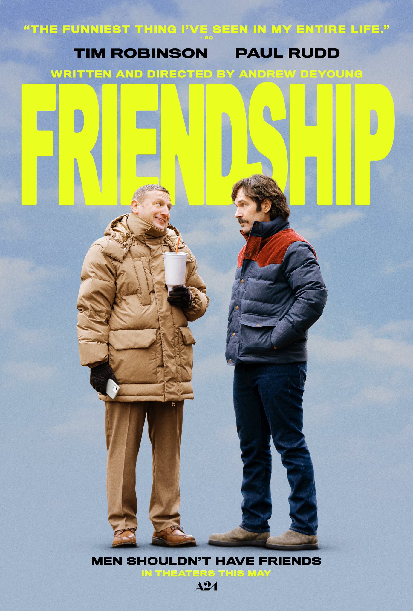 Friendship Trailer Previews A24 Comedy Movie With Tim Robinson and Paul Rudd