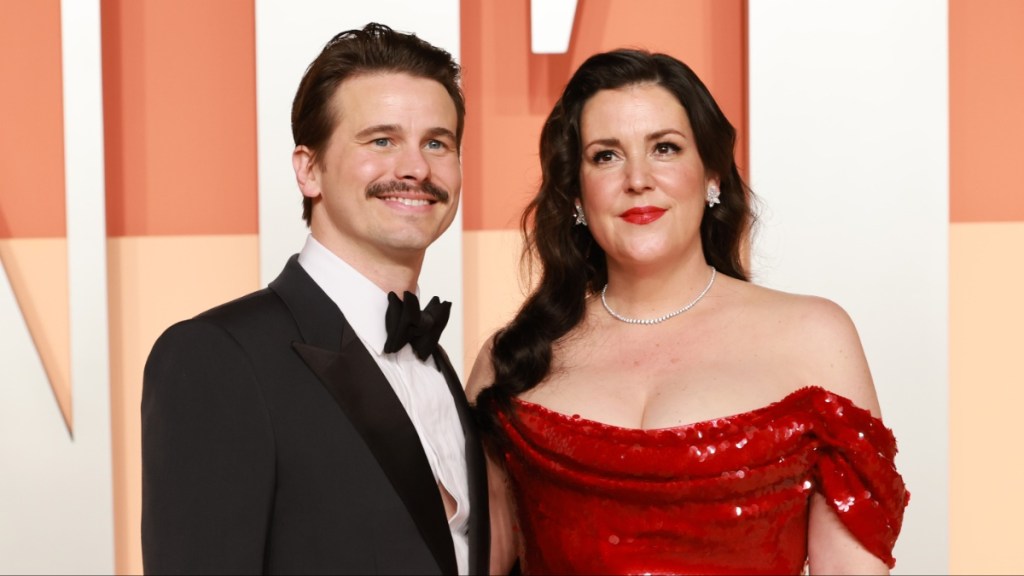 Jason Ritter wife Melanie Lynskey