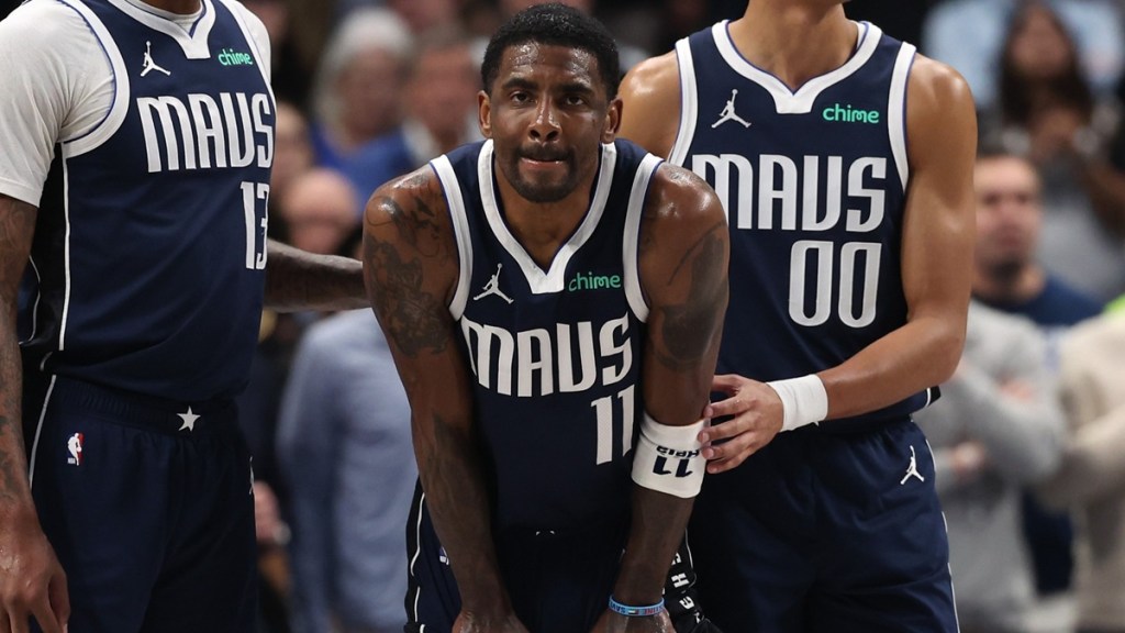 Kyrie Irving Suffers Knee Injury in Mavericks vs. Kings Match