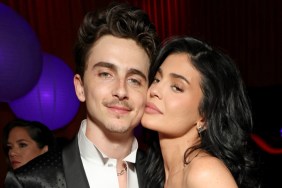 Kylie Jenner & Timothee Chalamet Are Loved-Up at Oscars Party