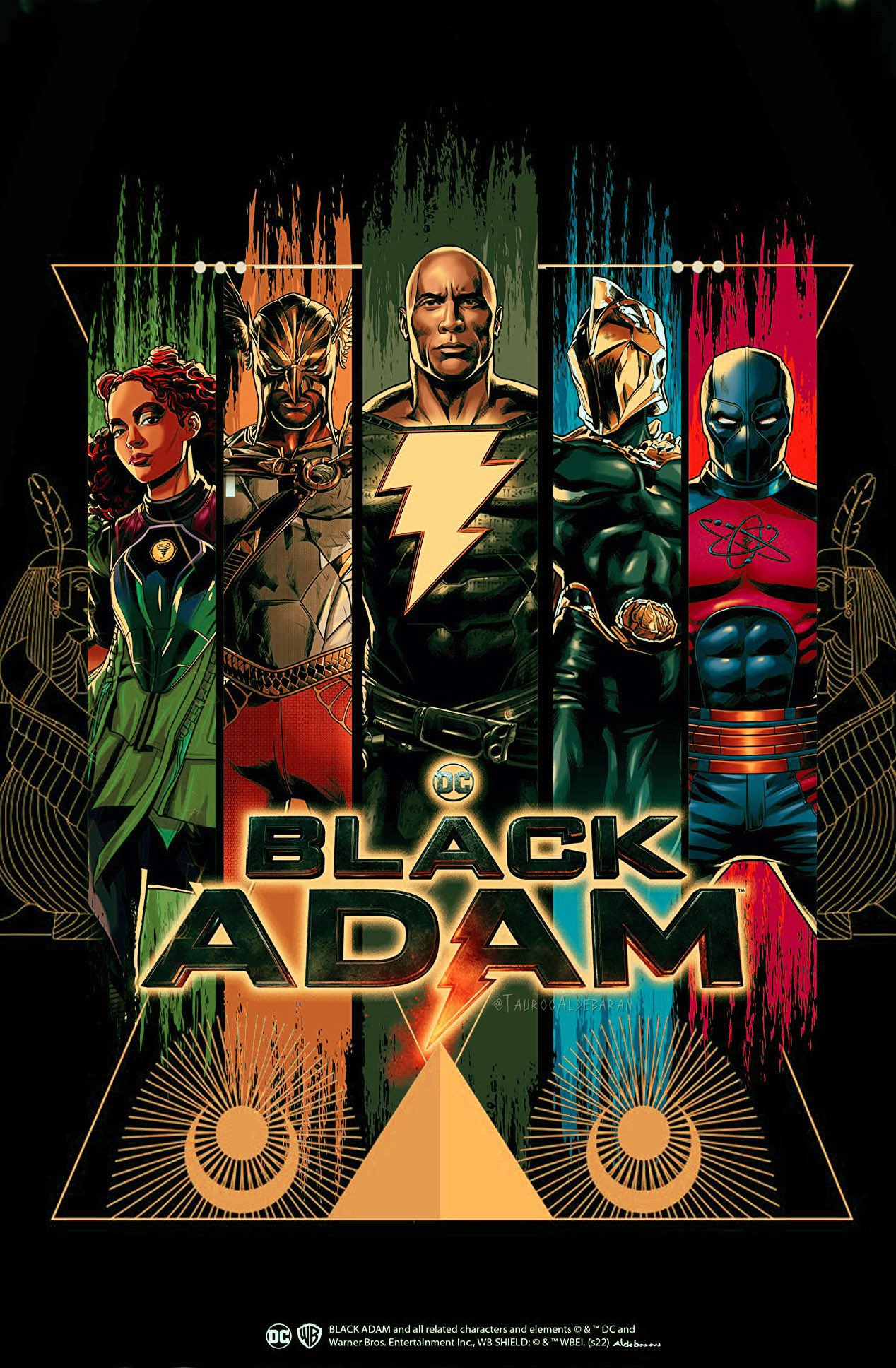 Black Adam, Novo trailer e posters de personagens