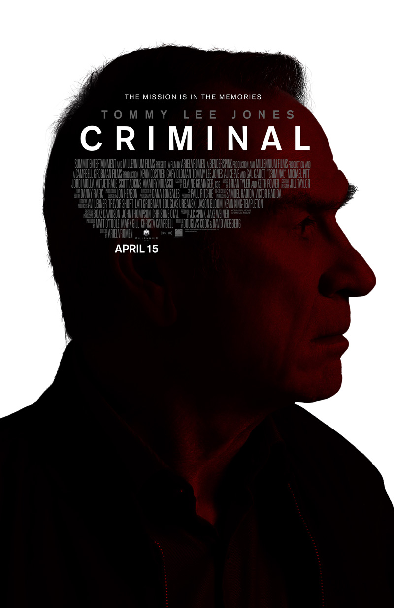 Criminal Trailer: Kevin Costner is the Right Man in the Wrong Body