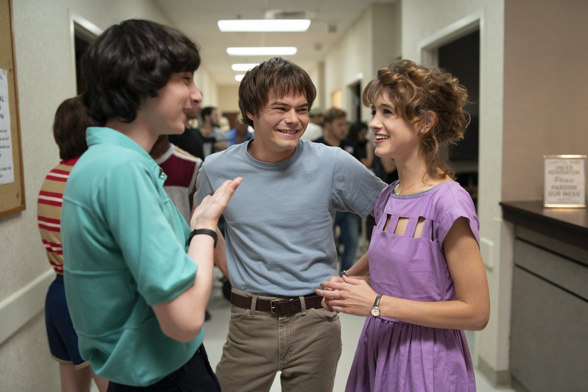 Stranger Things Season 3 Behind the Scenes with Noah Schnapp and Sadie  Sink, Will Byers, Max