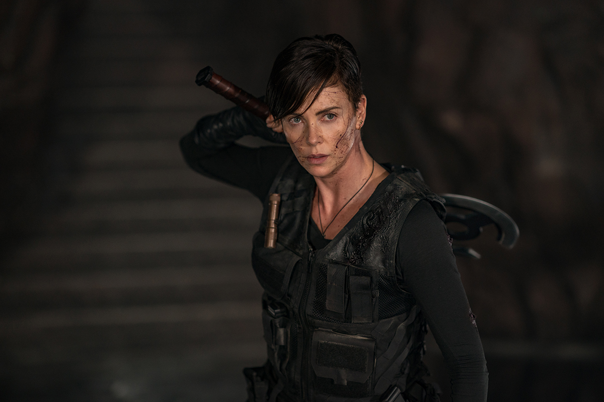 THE OLD GUARD - Charlize Theron as âAndy"

Photo credit:  Aimee Spinks/NETFLIX Â©2020